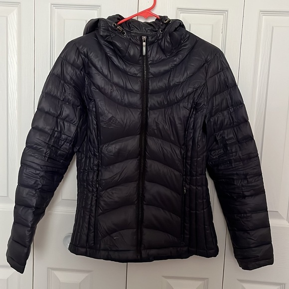 Andrew Marc Packable Lightweight Down  Puffer Quilt Jacket Sz S/M Dark Navy*Read - Picture 9 of 11